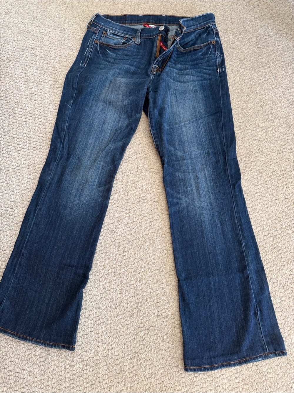 Lucky Brand Women's Dark Blue Flare Jeans